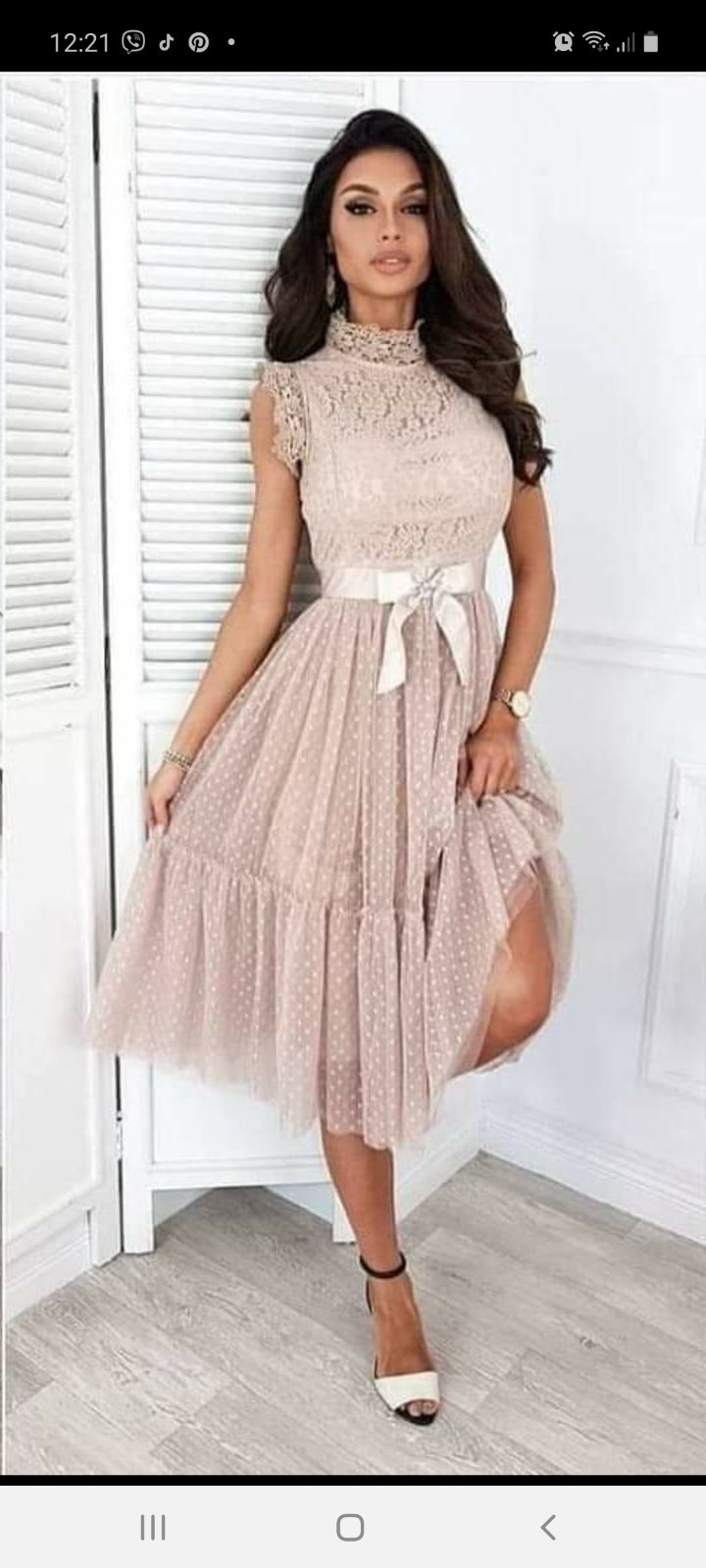 Сітка горохи пудра