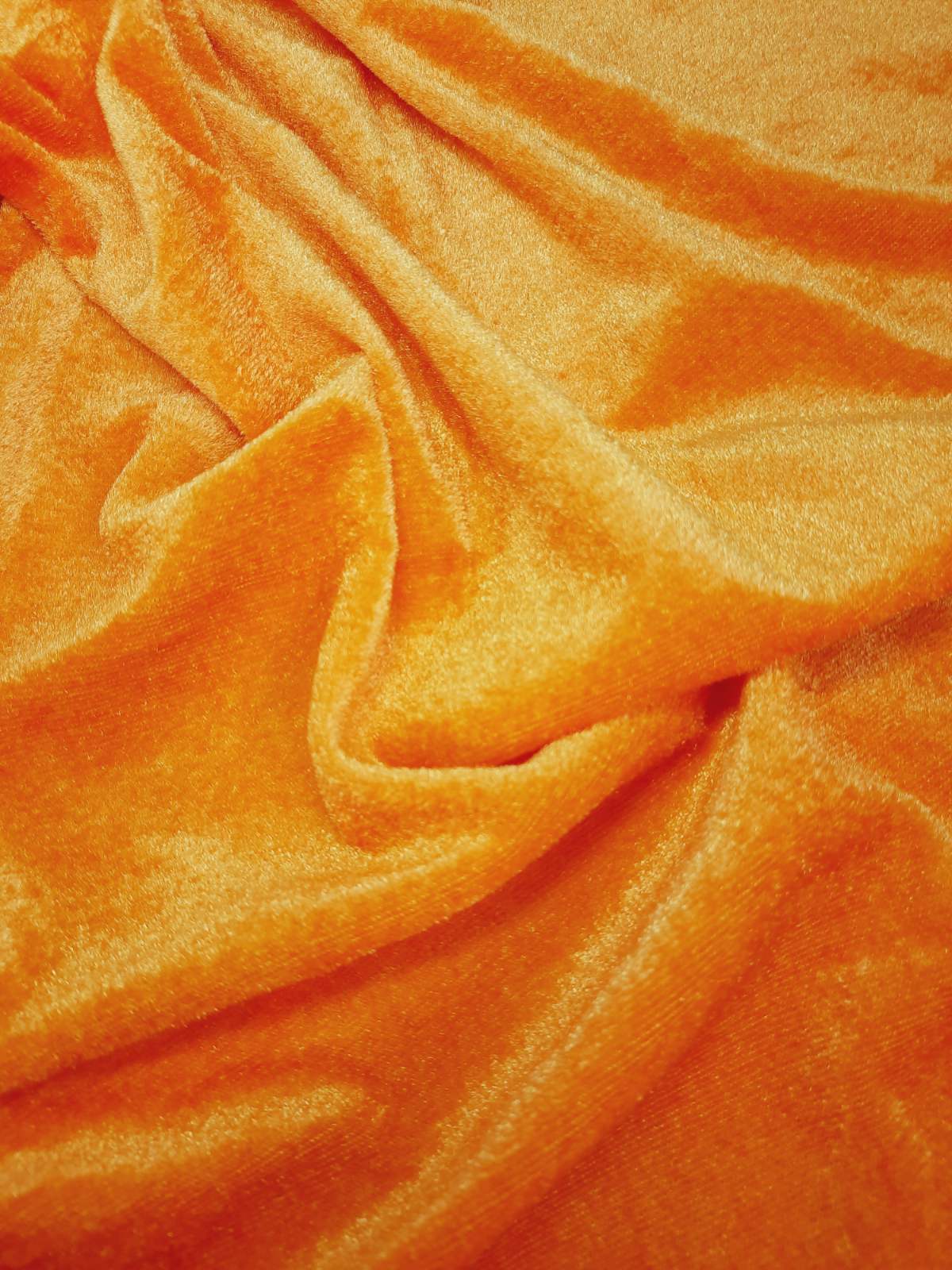 Велюр оранжевий