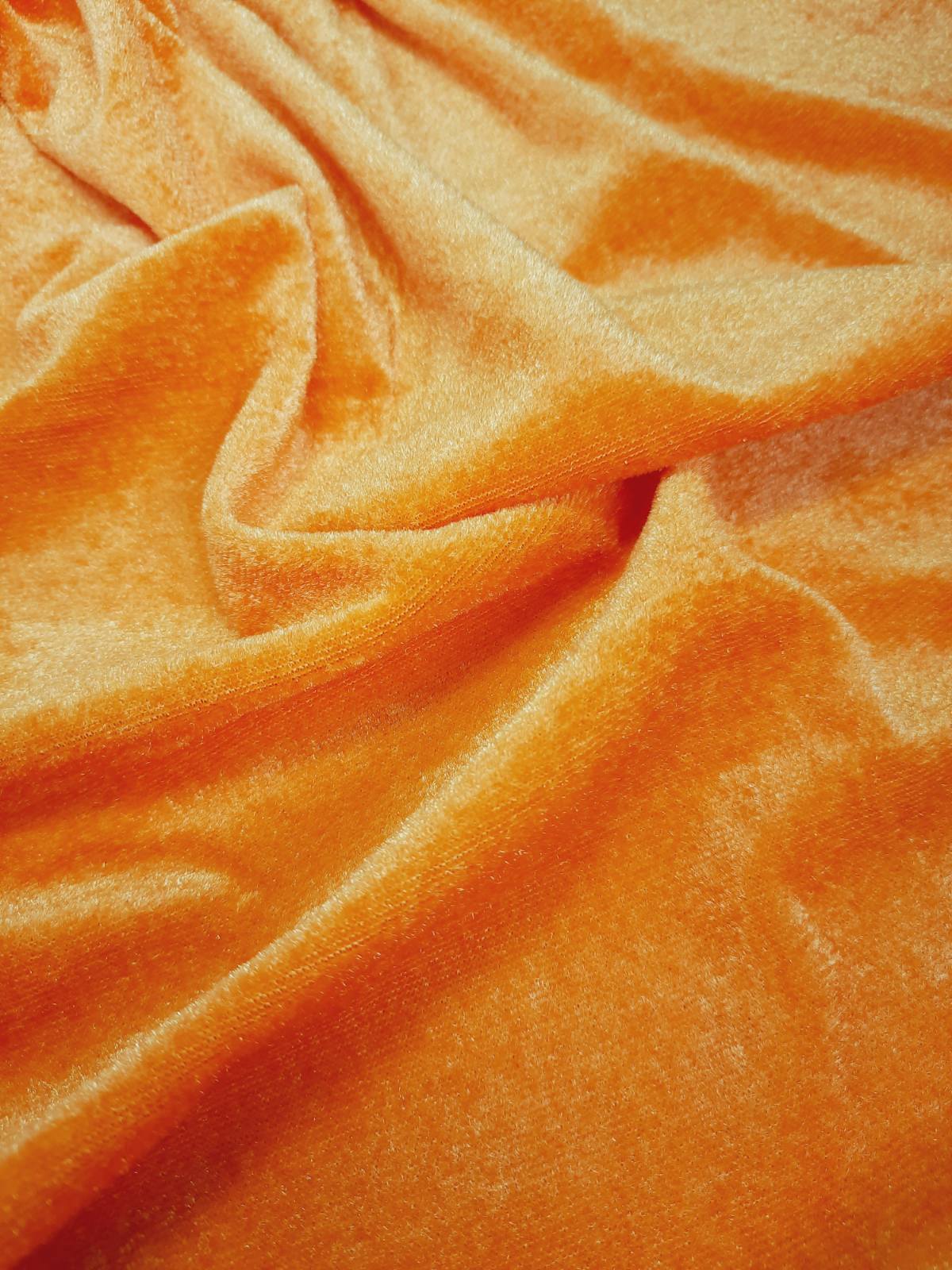 Велюр оранжевий