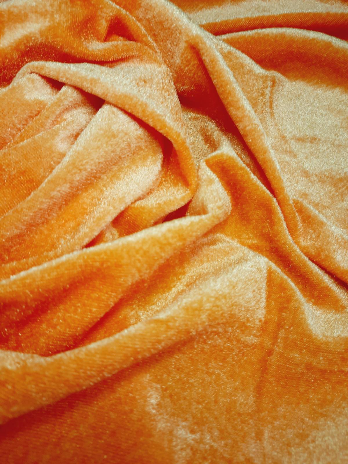 Велюр оранжевий