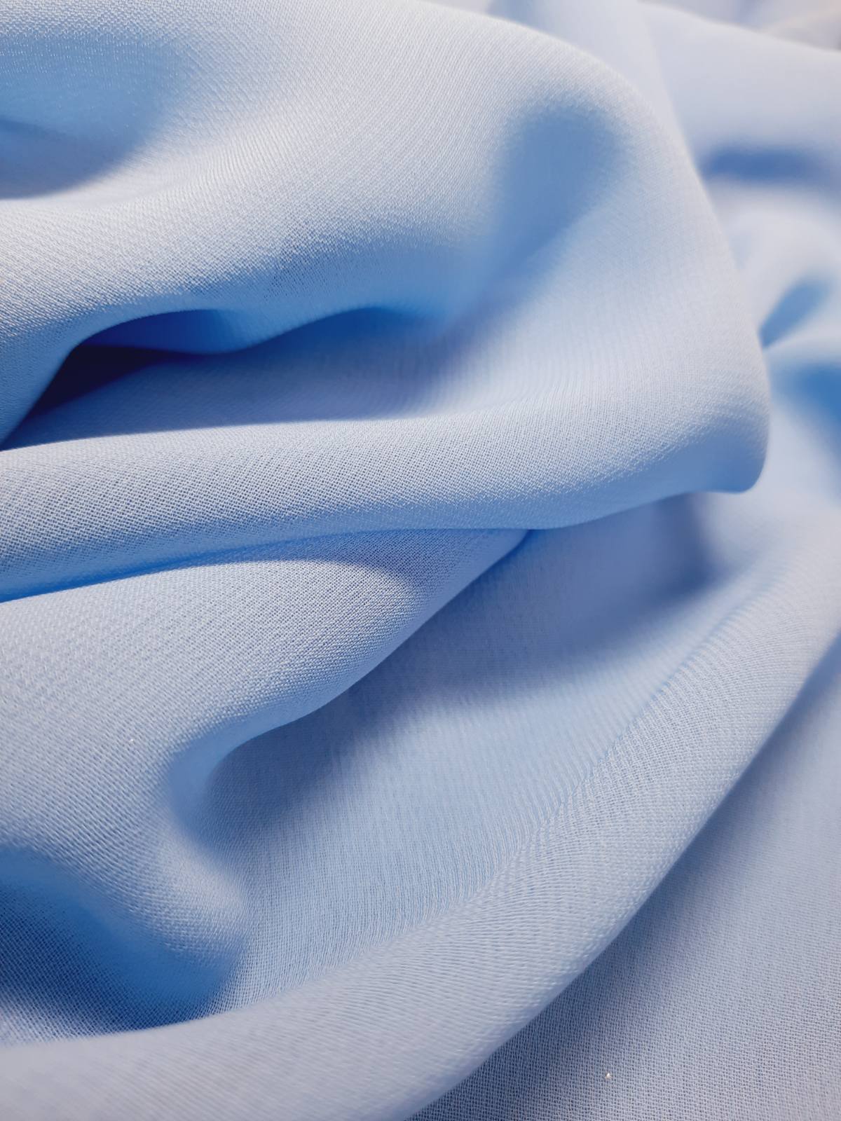 Шифон блакитний