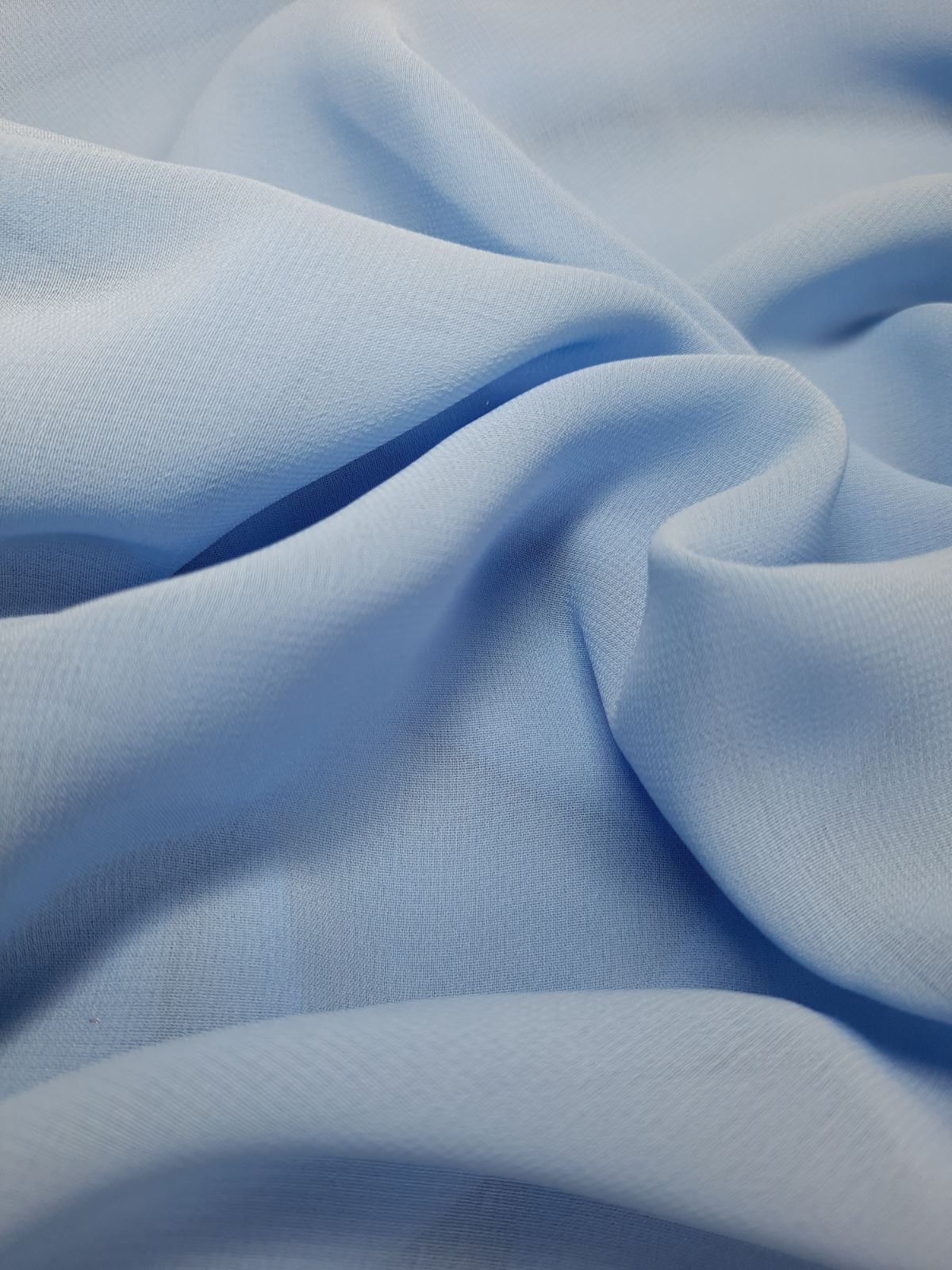 Шифон блакитний