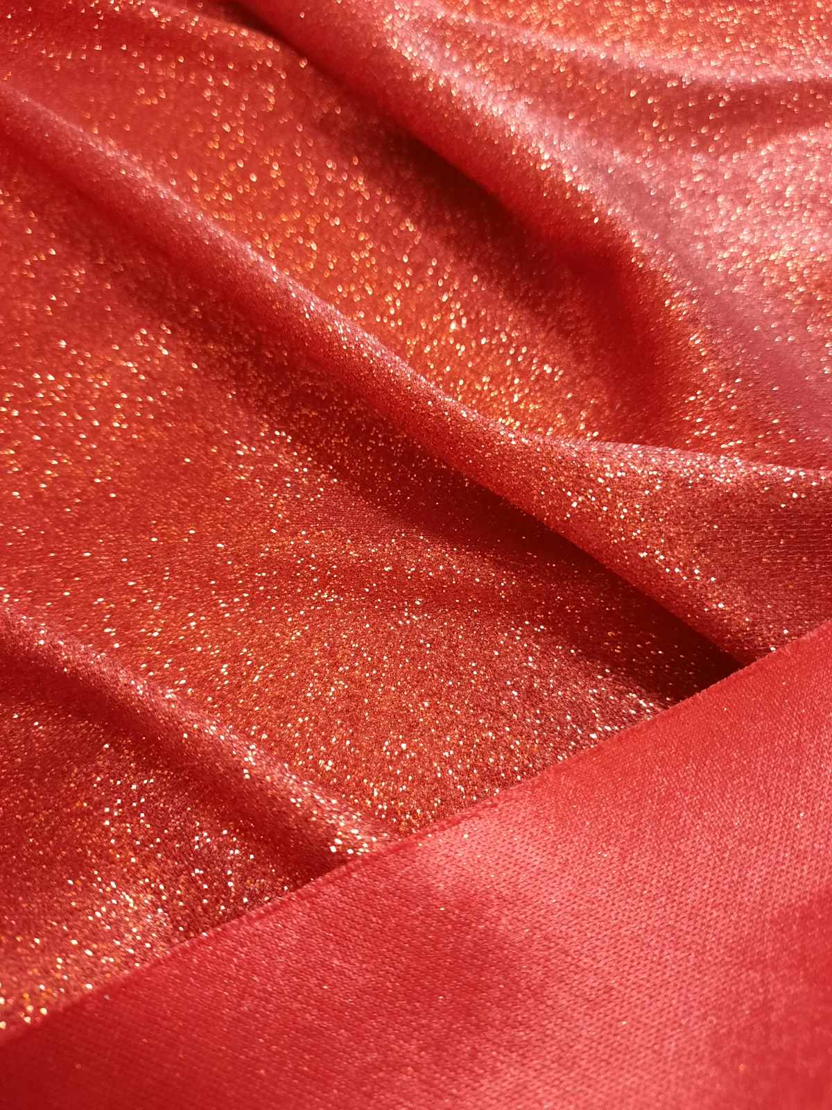 Трикотаж люрекс червоний