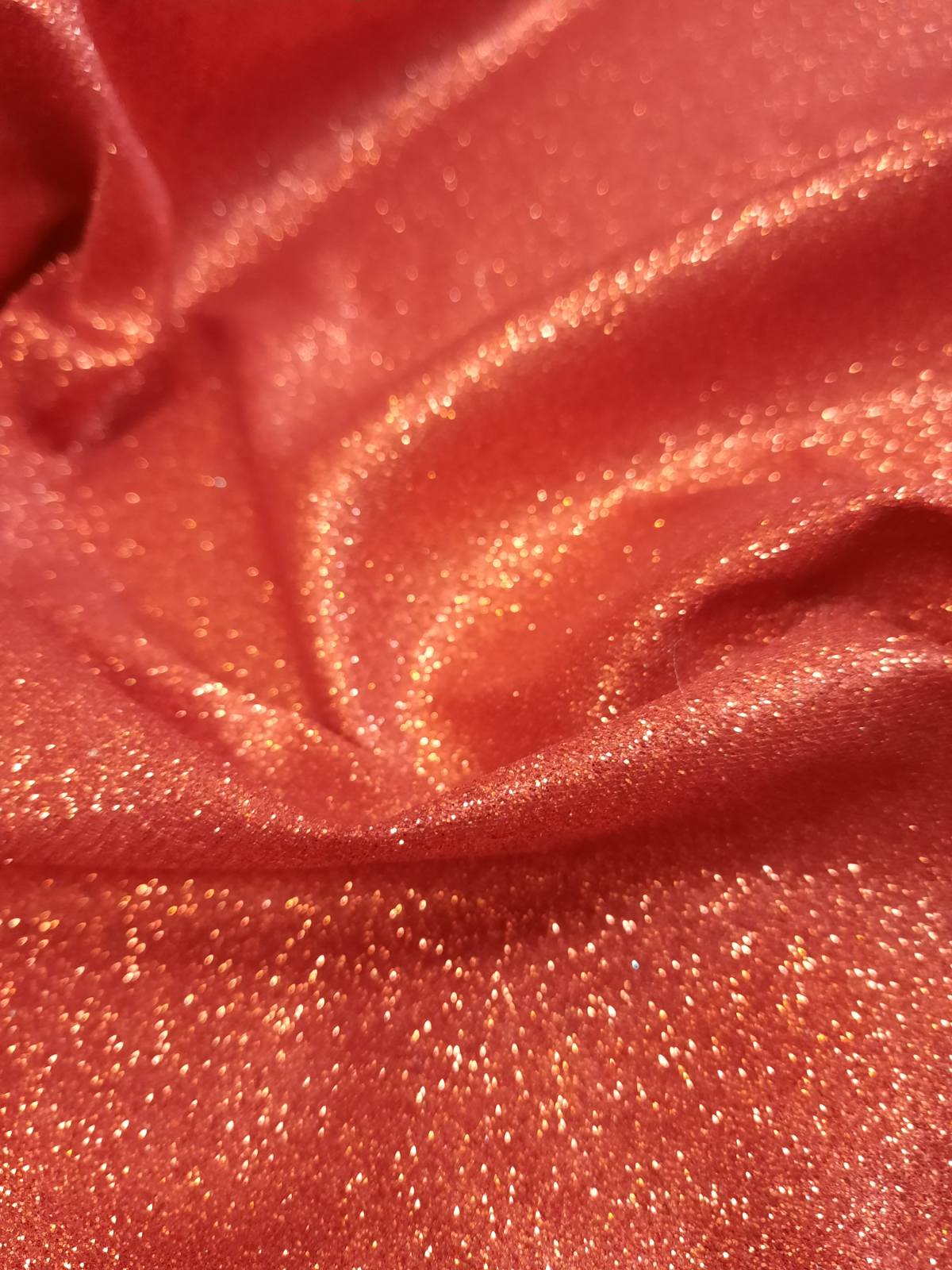 Трикотаж люрекс червоний