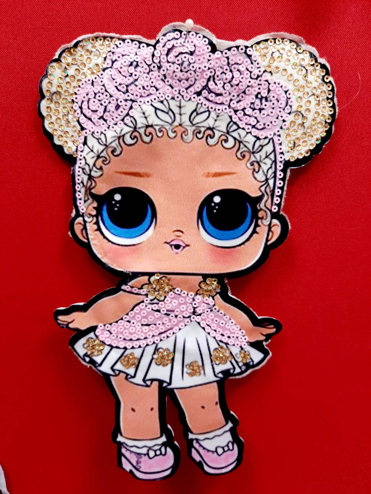 Аплікація нашивна Лол велика