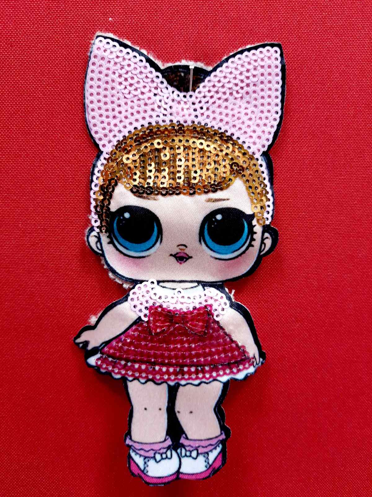 Аплікація нашивна Лол велика