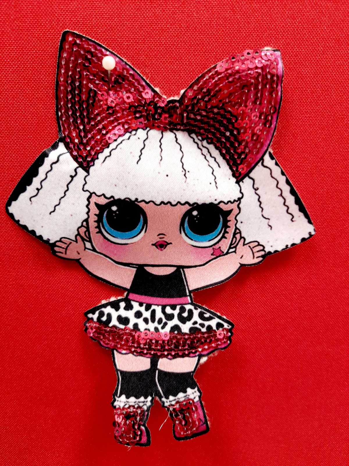 Аплікація нашивна Лол велика