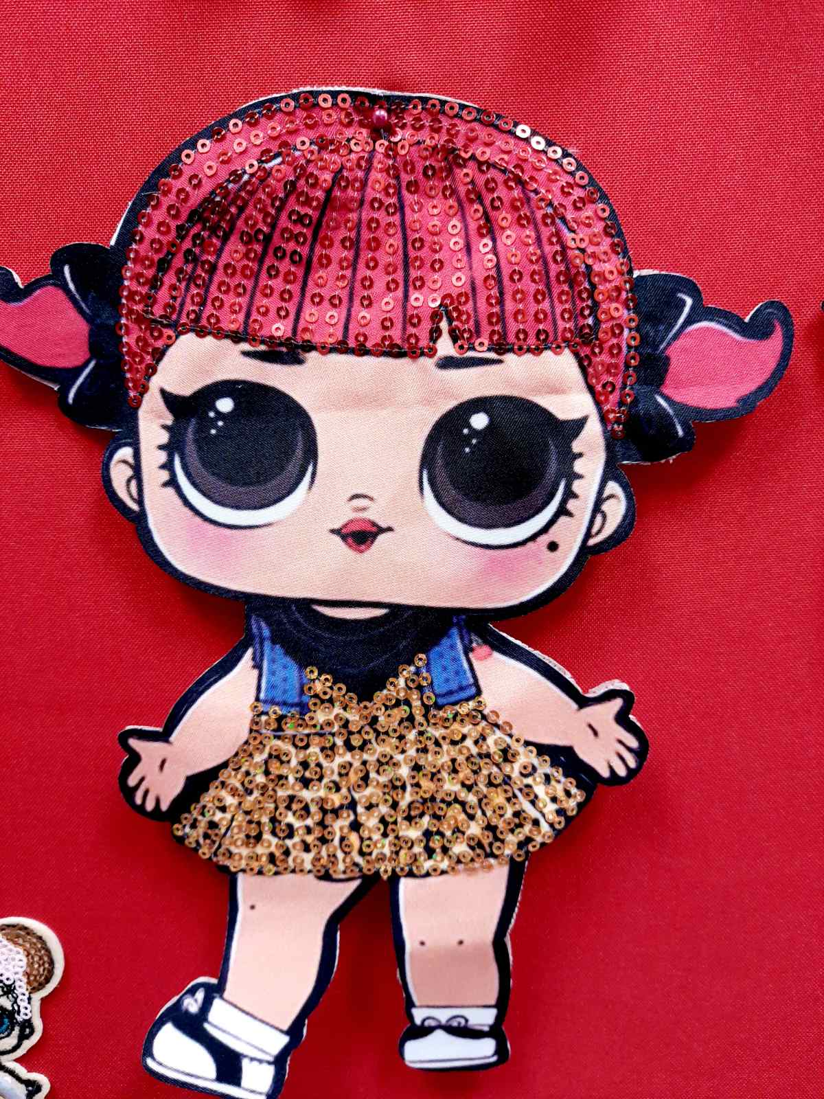 Аплікація нашивна Лол велика