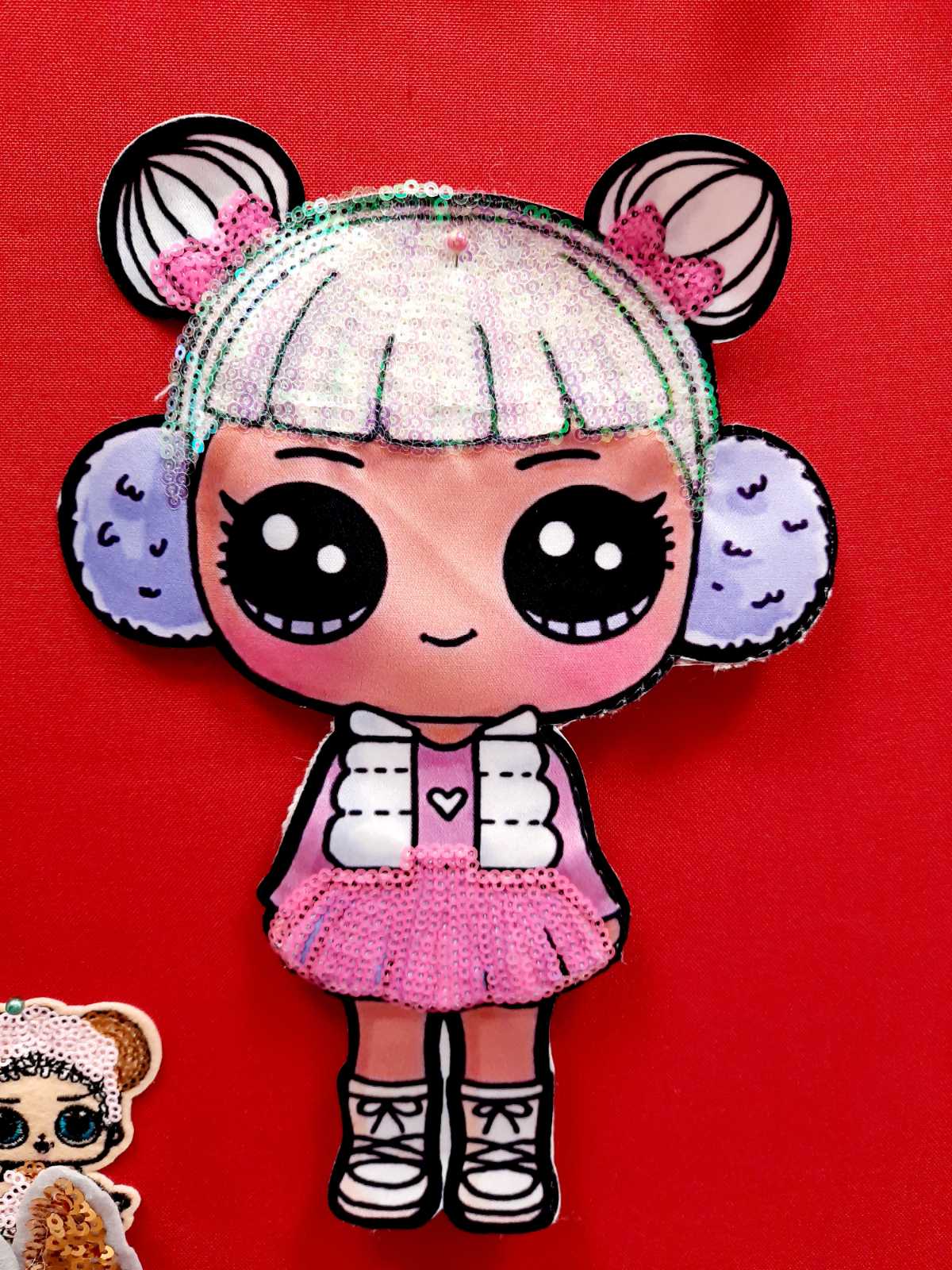 Аплікація нашивна Лол велика