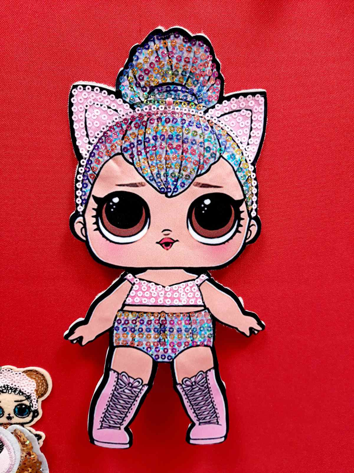 Аплікація нашивна Лол велика