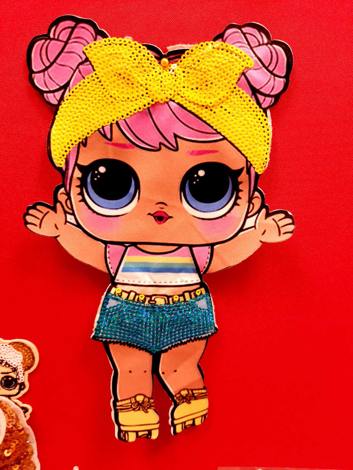 Аплікація нашивна Лол велика