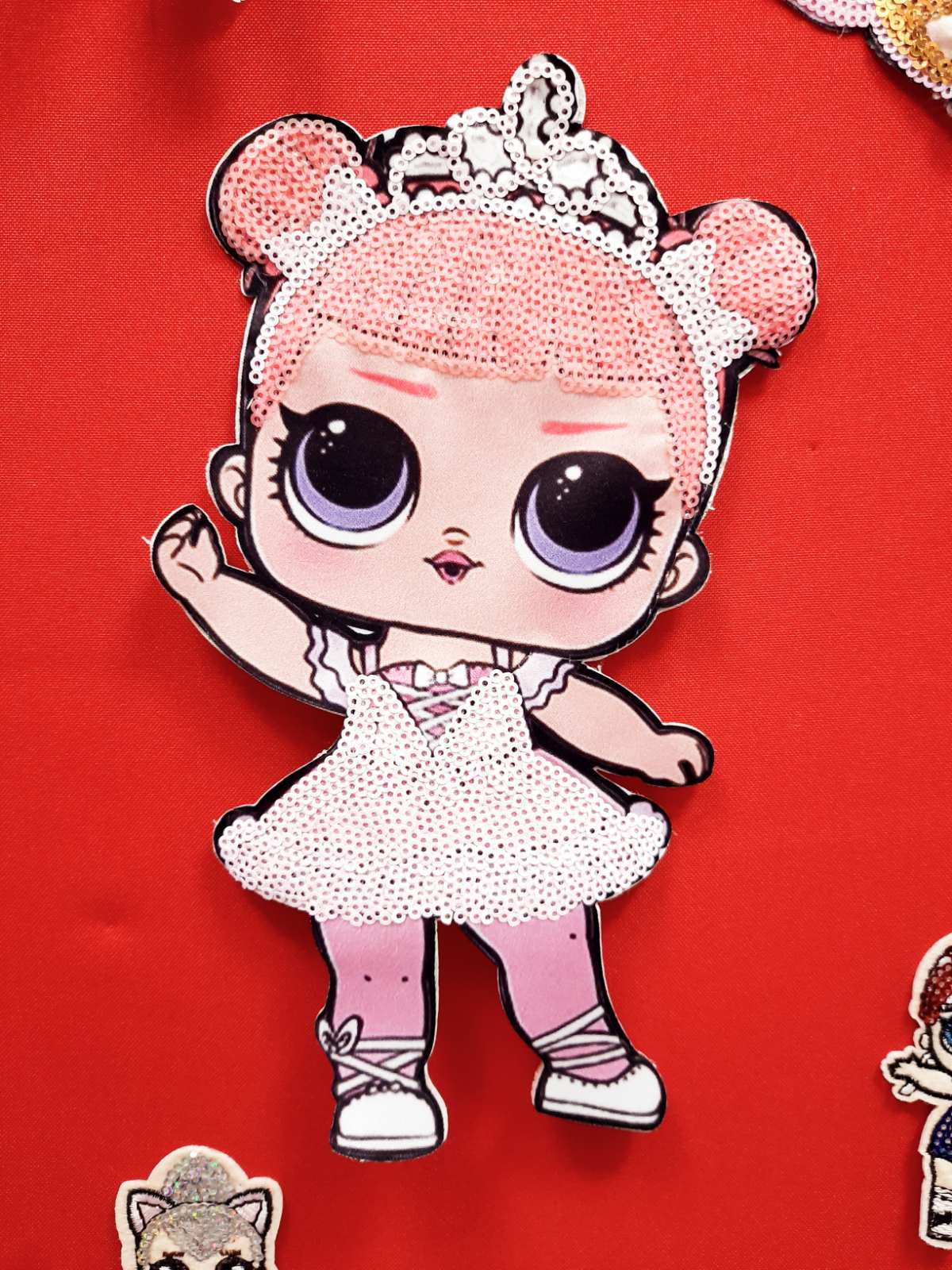 Аплікація нашивна Лол велика