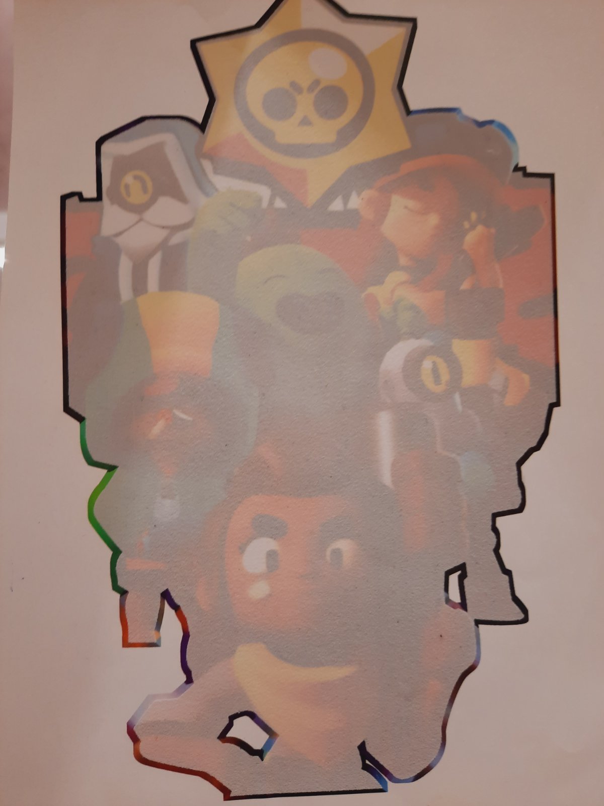Аплікація термо Brawl Stars